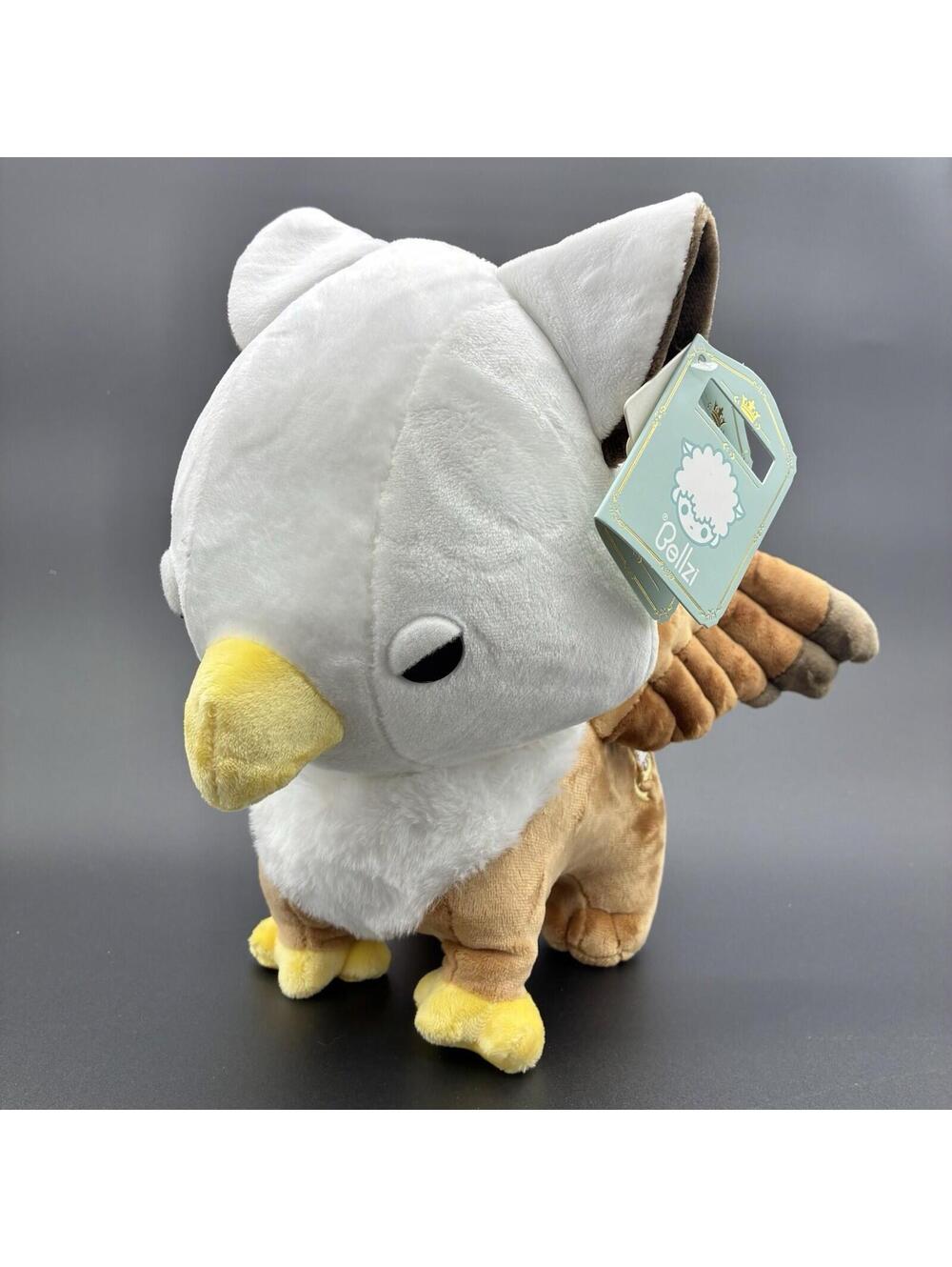 Bellzi Griffi Griffin Plush 10” Posable Wings Stuffed Animal Toy NWT